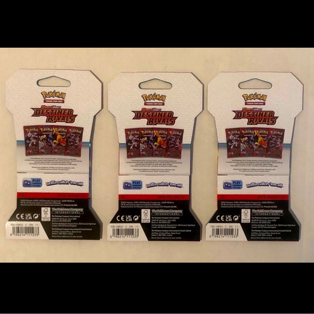 Destined Rivals Single Packs Pokemon SEALED - Picture 2 of 2